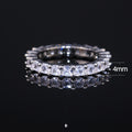 Full Pave Zircon Band Ring For Women Trendy Stackable Finger Ring Fashion Jewelry Accessories view 5