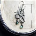 European American Fashion Long Rhinestone Drop Earrings, Trendy Women's Dangle Jewelry view 4