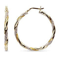 Exaggerated Simple Gold Color Women's Copper Earrings, European Fashion Large Ear Jewelry view 1