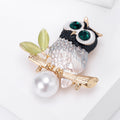 Enamel Alloy Cartoon Owl Brooch For Women's Clothing Accessories view 4