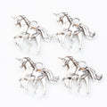 Zinc Alloy Unicorn Charm Pendant for DIY Necklace Bracelet Jewelry Making view 3