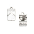 Zinc Alloy Crayon Charm Pendant for DIY Necklace Bracelet Jewelry Making view 3