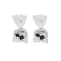 Funny Cartoon Goldfish In Transparent Acrylic Water Bag Creative Japanese Style Drop Earrings view 5