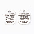 Zinc Alloy Word Tag Charm Pendant for DIY Necklace Bracelet Jewelry Making view 2