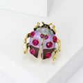 Alloy Rhinestone Beetle Brooch For Fashion Clothing Accessories view 5