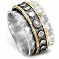 Creative Punk Sun And Moon Men's Ring, European Style Statement Finger Jewelry view 2
