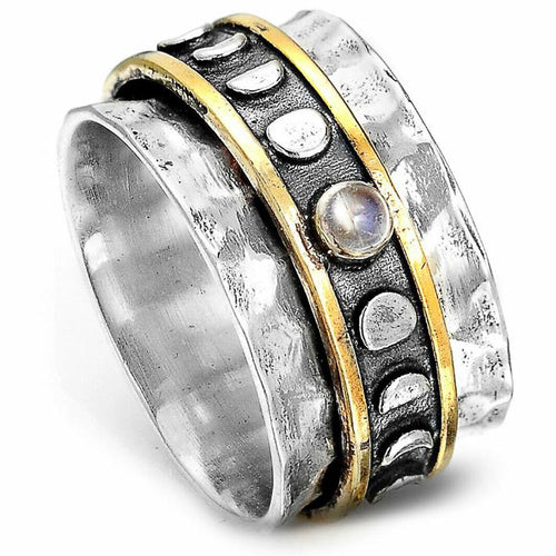 Creative Punk Sun And Moon Men's Ring, European Style Statement Finger Jewelry