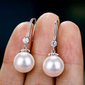Korean Style Simple Faux Pearl Drop Earrings For Women, Versatile European American Jewelry view 2