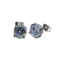 Classic Womens Round Zircon Stud Earrings Fashion Jewelry Accessories view 5