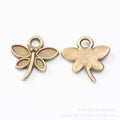 Zinc Alloy Dragonfly Charm Pendant No.167692 for DIY Necklace Bracelet Jewelry Making view 2