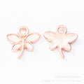 Zinc Alloy Dragonfly Charm Pendant No.167692 for DIY Necklace Bracelet Jewelry Making view 3
