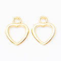 Zinc Alloy Heart Charm Pendant No.871192 for DIY Necklace Bracelet Jewelry Making view 4