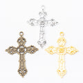 Zinc Alloy Cross Charm Pendant No.363308 for DIY Necklace Bracelet Jewelry Making view 5