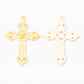 Zinc Alloy Cross Charm Pendant No.363308 for DIY Necklace Bracelet Jewelry Making view 3