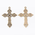 Zinc Alloy Cross Charm Pendant No.363308 for DIY Necklace Bracelet Jewelry Making view 4