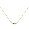 Stainless Steel Bean Pendant Choker Necklace Korean Minimalist Geometric Clavicle Chain view 5