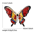 Alloy Enamel Butterfly Insect Brooch Pin For Women's Clothing Accessories view 6