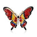 Alloy Enamel Butterfly Insect Brooch Pin For Women's Clothing Accessories view 2