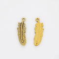 Zinc Alloy Feather Leaf Charm Pendant No.964790 for DIY Necklace Bracelet Jewelry Making view 4