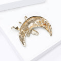 Alloy Enamel Moon Goddess Brooch For Banquet Suit Accessories view 2
