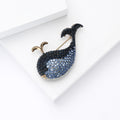 Alloy Rhinestone Whale Brooch Pin For Scarves Collars And Lapels view 3