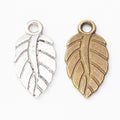 Zinc Alloy Leaf Charm Pendant No.114921 for DIY Necklace Bracelet Jewelry Making view 5