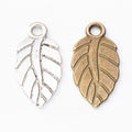 Zinc Alloy Leaf Charm Pendant No.114921 for DIY Necklace Bracelet Jewelry Making view 1