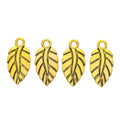 Zinc Alloy Leaf Charm Pendant No.114921 for DIY Necklace Bracelet Jewelry Making view 4