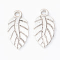 Zinc Alloy Leaf Charm Pendant No.114921 for DIY Necklace Bracelet Jewelry Making view 3