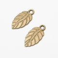 Zinc Alloy Leaf Charm Pendant No.114921 for DIY Necklace Bracelet Jewelry Making view 2