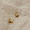 Korean Style Geometric Metal Square Hoop Earrings Minimalist Fashion OL Ear Jewelry For Women view 4