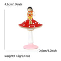 Alloy Enamel Mushroom Girl Brooch Pin Cute Clothing Accessory view 5