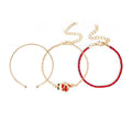 2024 New Christmas Gift Multilayer Bracelet With Santa Claus Wreath Snowman Sleigh Charms view 5