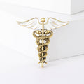 Alloy Enamel Snake Scepter Brooch Pin For Men's Suit Accessories view 6