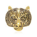 Alloy Vintage Tiger Head Brooch For Fashion Clothing Lapel Accessory view 1