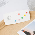 Korean Colorful Enamel Daisy Flower Heart Stud Sets With 925 Silver Pins For Women Earrings view 4
