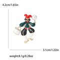Alloy Enamel Cartoon Clown Brooch Pin For Christmas Apparel Decoration view 5