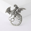 Alloy Flying Dragon Brooch Pendant For Men's Suit Accessories view 3