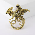 Alloy Flying Dragon Brooch Pendant For Men's Suit Accessories view 6
