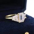 Creative Square Zircon Wedding Ring For Women, European American Fashion Jewelry view 3