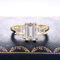 Creative Square Zircon Wedding Ring For Women, European American Fashion Jewelry view 2