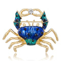 Alloy Enamel Crab Brooch Pin For Suits And Shirts view 5
