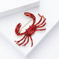 Alloy Enamel Crab Brooch For Women's Suit And Shirt view 2