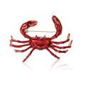 Alloy Enamel Crab Brooch For Women's Suit And Shirt view 5
