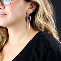Vintage Long Alloy Drop Earrings For Women, European American Fashion Statement Jewelry view 4