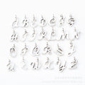 Zinc Alloy Letters Numbers Charm Pendant for DIY Necklace Bracelet Jewelry Making view 3