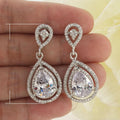 Exquisite Fashion Teardrop Women's Earrings, European Style Alloy Jewelry Accessories view 2