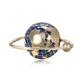 Alloy Enamel Planet Brooch For Creative Unisex Apparel Decoration view 5
