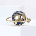 Alloy Enamel Planet Brooch For Creative Unisex Apparel Decoration view 2
