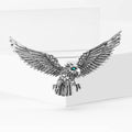 Alloy Vintage Eagle Lapel Pin For Suits And Apparel Brooch view 3